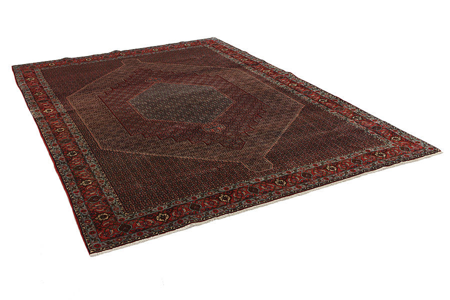 Senneh - Kurdi Perzisch Tapijt 358x252 - Afbeelding 1