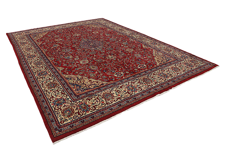 Kashan Perzisch Tapijt 414x318 - Afbeelding 1