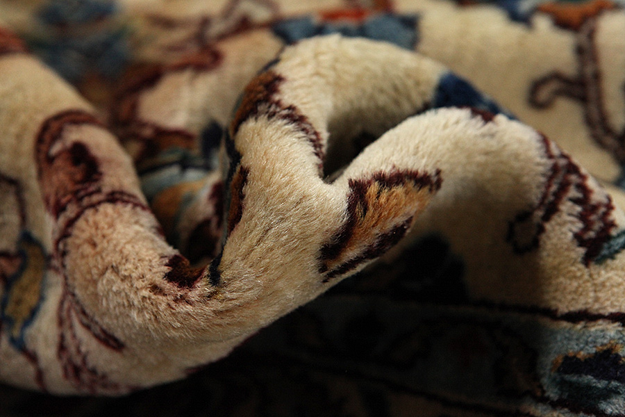 Kashan Perzisch Tapijt 386x298 - Afbeelding 6