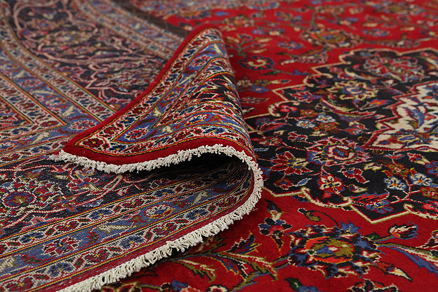 Kashan Perzisch Tapijt 396x292 - Afbeelding 4