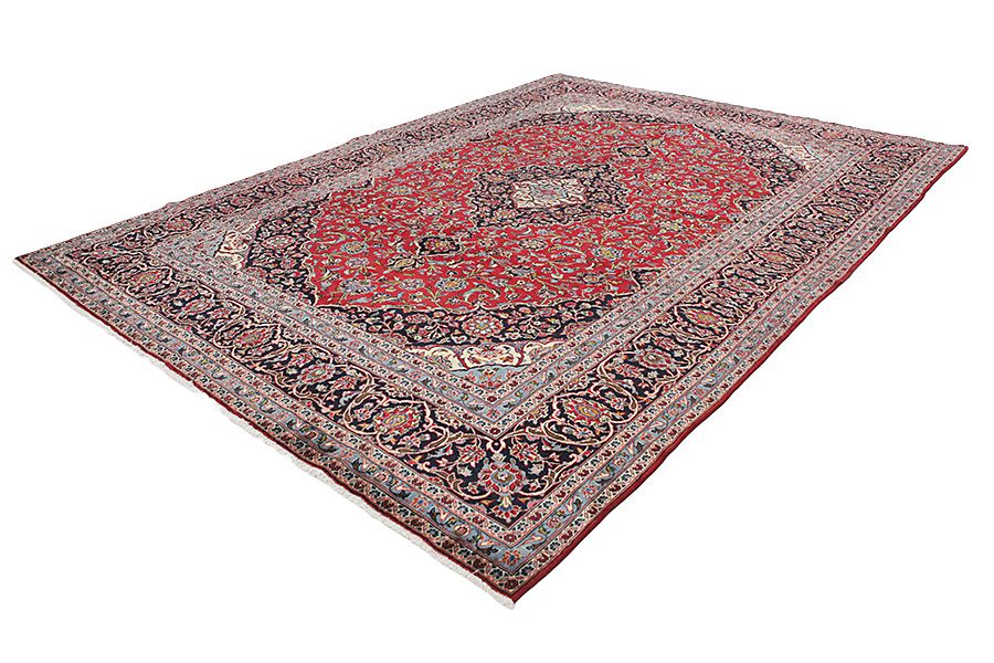 Kashan Perzisch Tapijt 392x292 - Afbeelding 2
