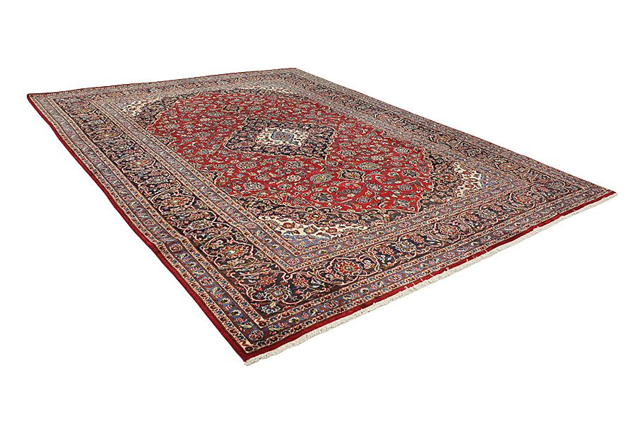 Kashan Perzisch Tapijt 390x294 - Afbeelding 1