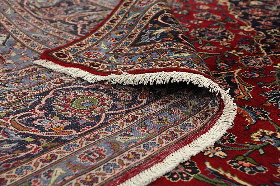 Kashan Perzisch Tapijt 390x294 - Afbeelding 4