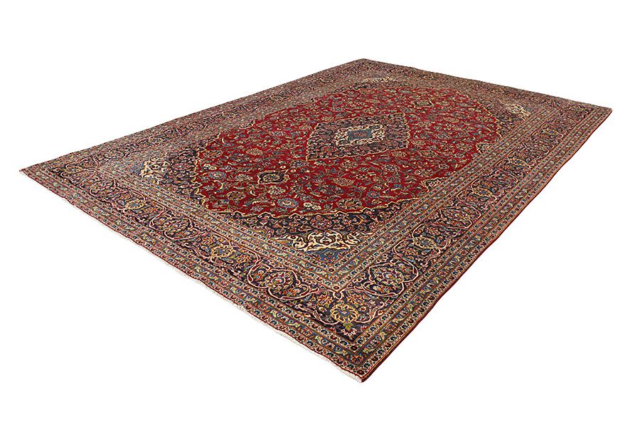 Kashan Perzisch Tapijt 387x275 - Afbeelding 2