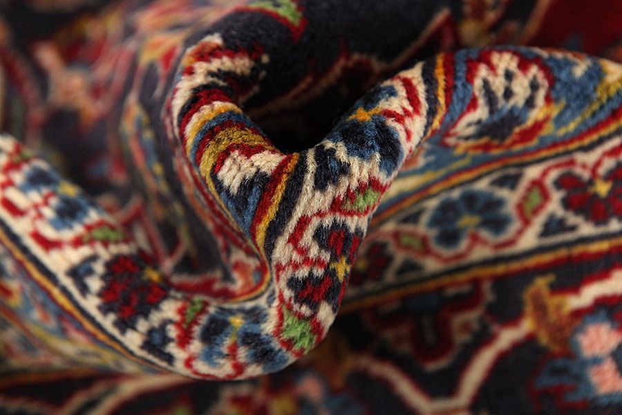 Kashan Perzisch Tapijt 387x275 - Afbeelding 6