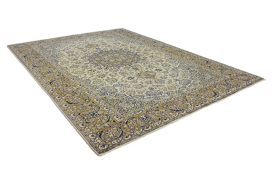 Kashan Perzisch Tapijt 390x290 - Afbeelding 1