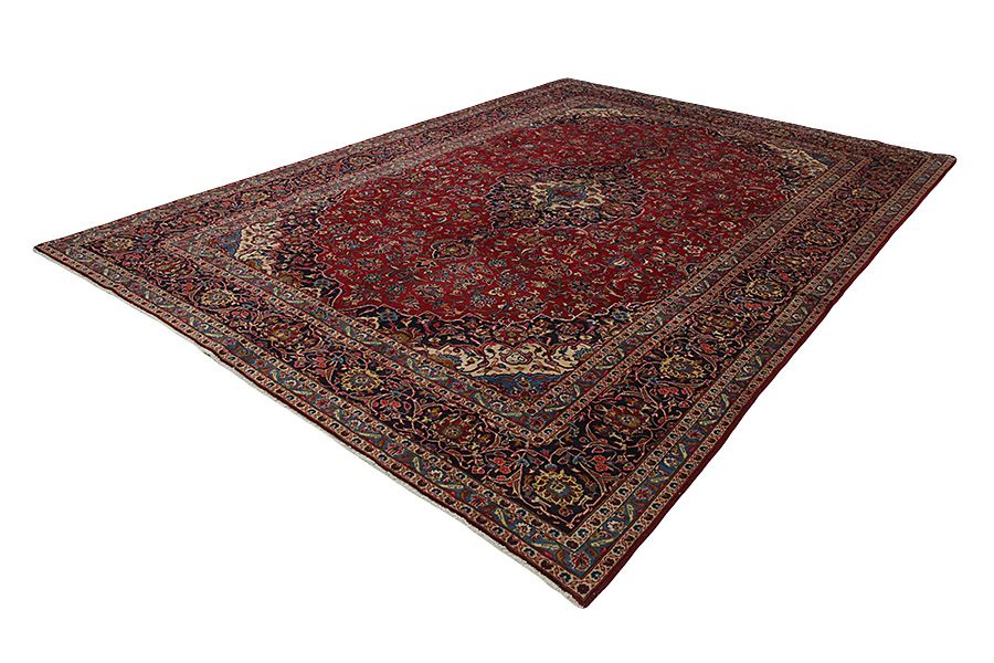 Kashan Perzisch Tapijt 397x295 - Afbeelding 2