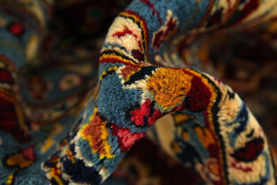 Kashan Perzisch Tapijt 396x295 - Afbeelding 6