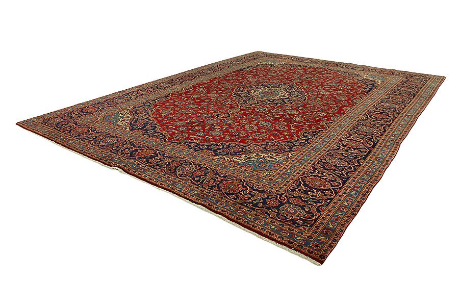 Kashan Perzisch Tapijt 408x290 - Afbeelding 2