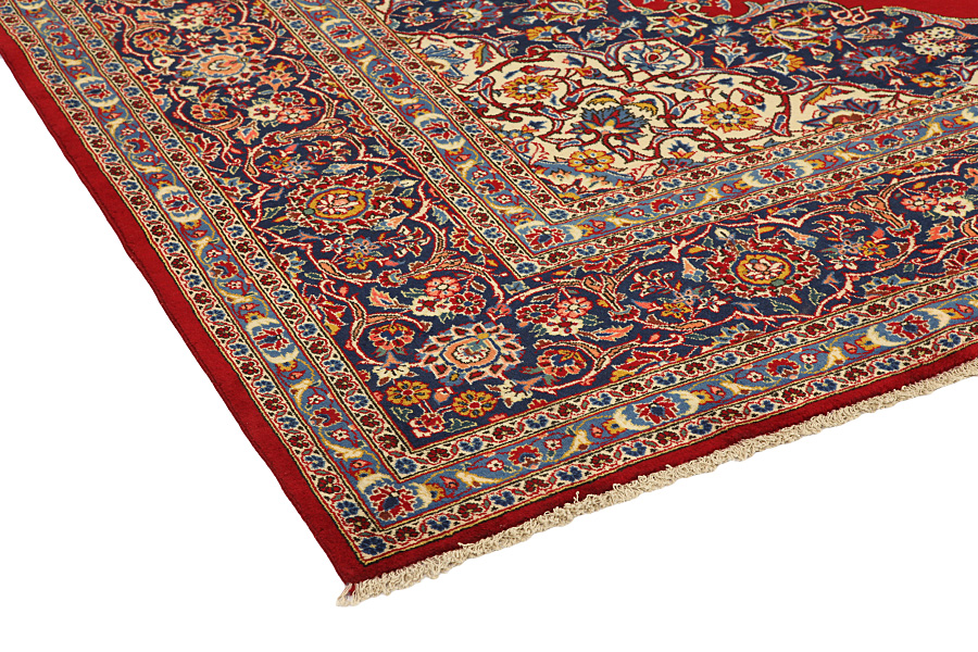 Kashan Perzisch Tapijt 394x306 - Afbeelding 3