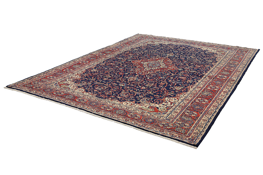 Bidjar - Kurdi Perzisch Tapijt 394x278 - Afbeelding 2