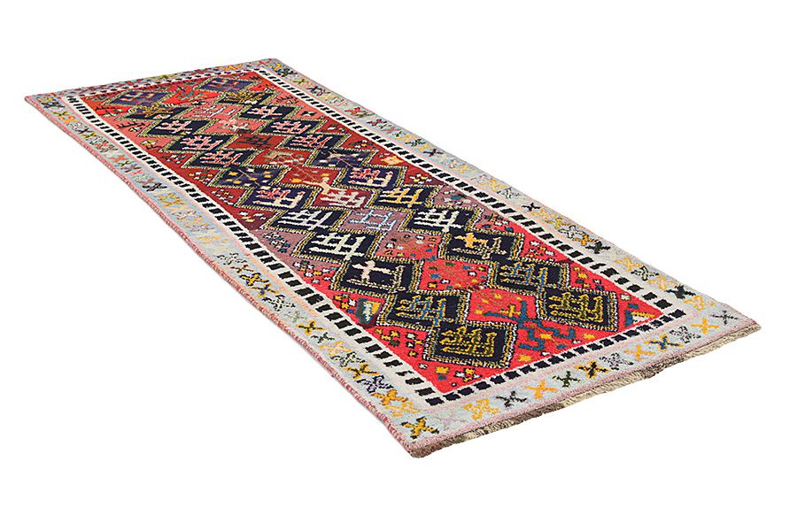 Gabbeh - Qashqai Perzisch Tapijt 275x116 - Afbeelding 1